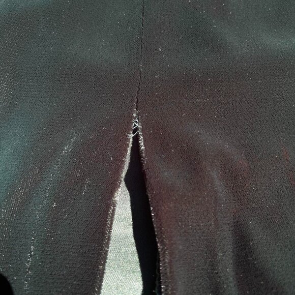 Vintage 90's Dark Green Velvet Prom Dress Evening Gown - Picture 6 of 6